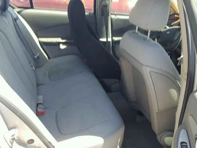 1G1ZS57F37F151665 - 2007 CHEVROLET MALIBU LS ნაცრისფერი ფოტო 6