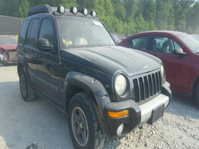 1J4GL38K14W222573 - 2004 JEEP LIBERTY RE BLACK photo 1