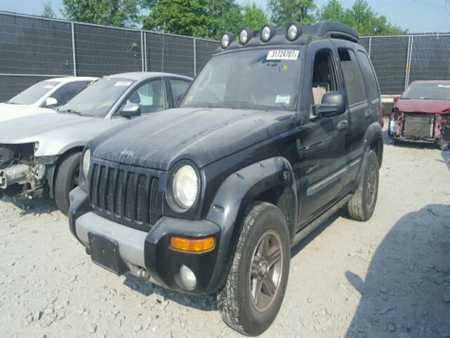 1J4GL38K14W222573 - 2004 JEEP LIBERTY RE BLACK photo 2