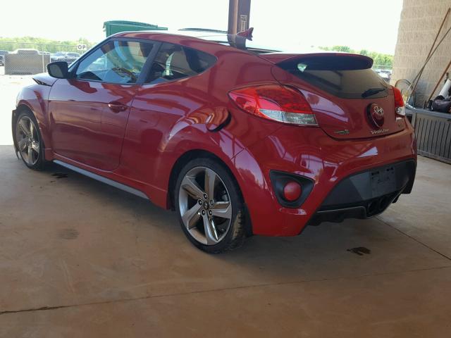 KMHTC6AE3DU151443 - 2013 HYUNDAI VELOSTER T RED photo 3