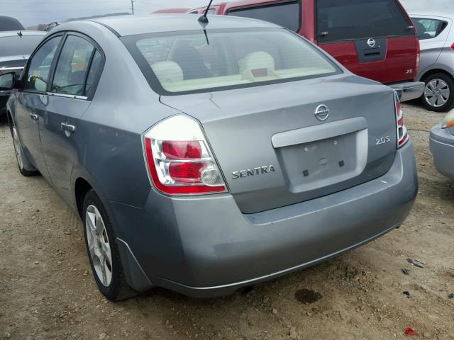 3N1AB61E87L689586 - 2007 NISSAN SENTRA 2.0 GRAY photo 3