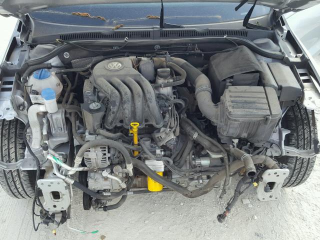 3VW1K7AJ7EM414277 - 2014 VOLKSWAGEN JETTA BASE 银色 照片 7
