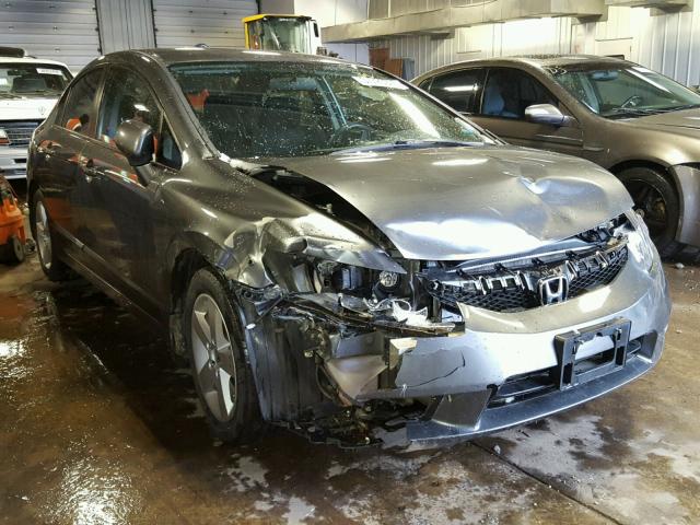 19XFA1E61BE012453 - 2011 HONDA CIVIC LX-S Сұр фото 1