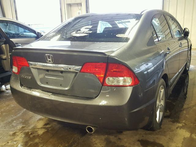 19XFA1E61BE012453 - 2011 HONDA CIVIC LX-S GRAY photo 4