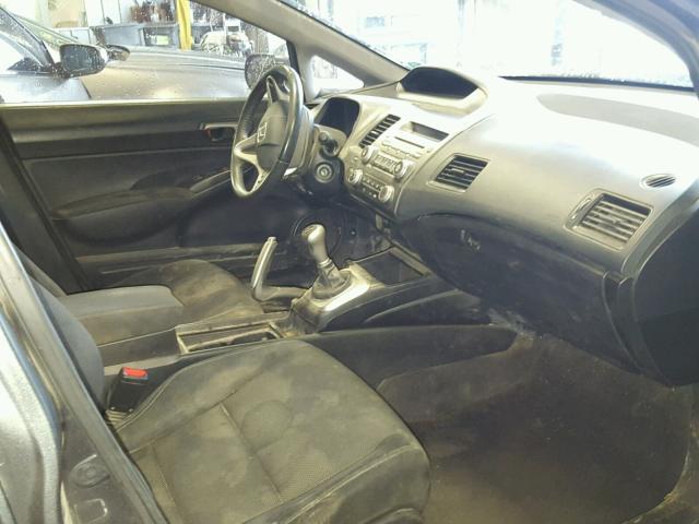 19XFA1E61BE012453 - 2011 HONDA CIVIC LX-S Сұр фото 5