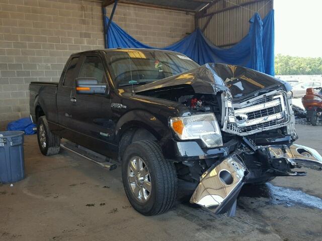 1FTFX1ET7DFC26618 - 2013 FORD F150 SUPER BLACK photo 1