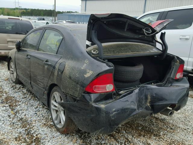 2HGFA55597H706612 - 2007 HONDA CIVIC SI BLUE photo 3