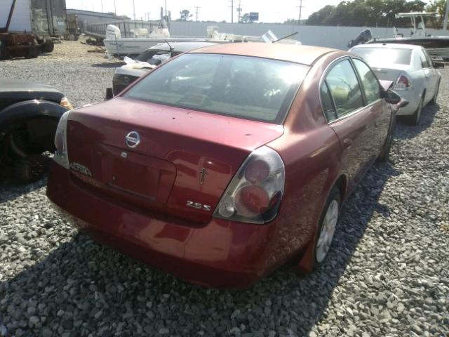 1N4AL11D65C953908 - 2005 NISSAN ALTIMA S/S RED photo 4