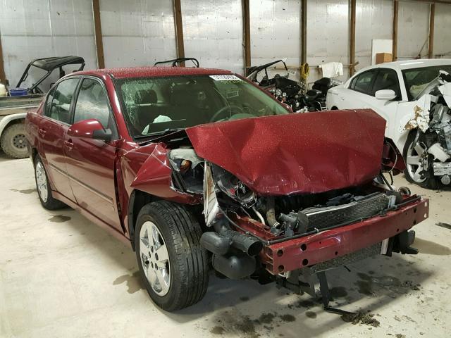 1G1ZT51F96F273077 - 2006 CHEVROLET MALIBU LT MAROON photo 1