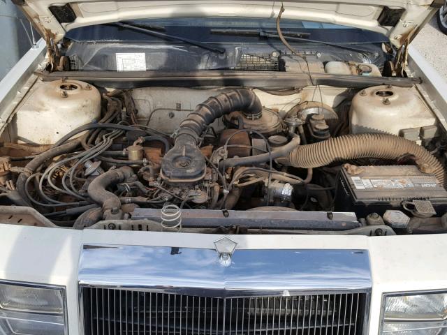 1C3BC55G5EG113321 - 1984 CHRYSLER LEBARON WHITE photo 7