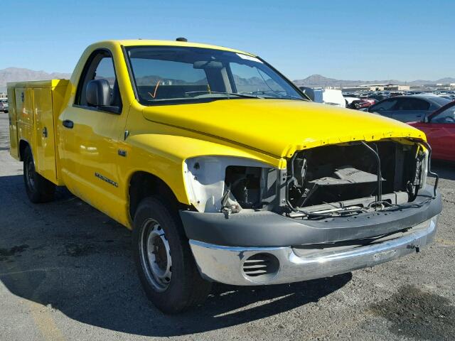 3D6WR26D86G188187 - 2006 DODGE RAM 2500 S YELLOW photo 1