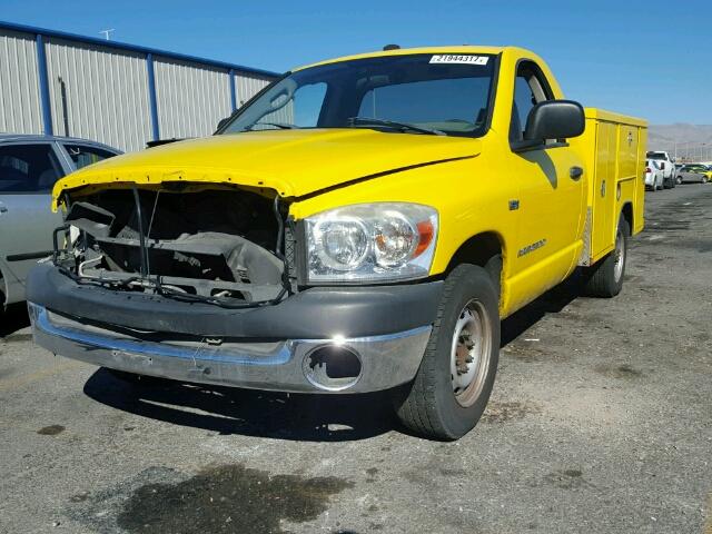 3D6WR26D86G188187 - 2006 DODGE RAM 2500 S YELLOW photo 2