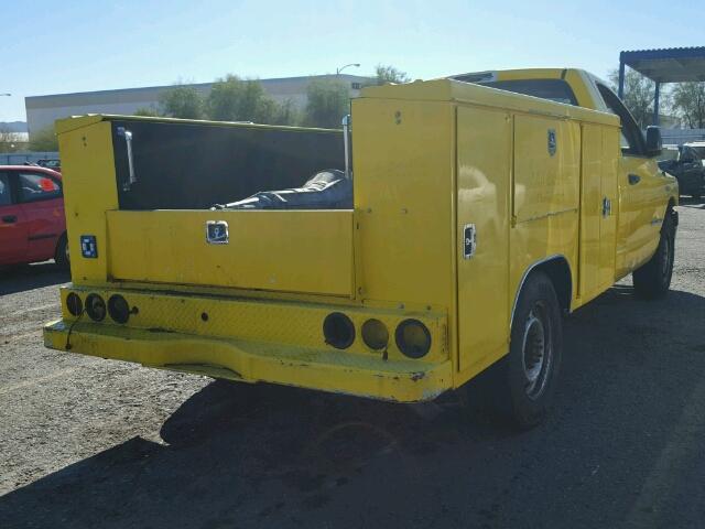 3D6WR26D86G188187 - 2006 DODGE RAM 2500 S YELLOW photo 4