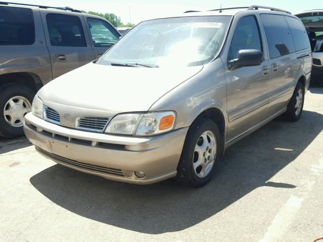 1GHDX03E31D189073 - 2001 OLDSMOBILE SILHOUETTE TAN photo 2