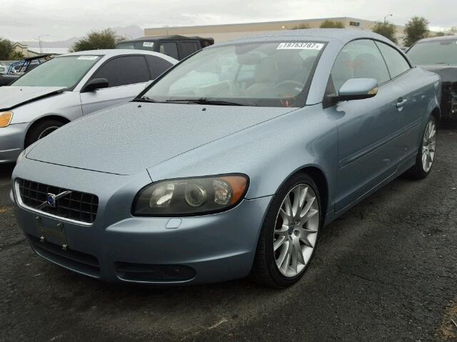 YV1MC68216J006338 - 2006 VOLVO C70 T5 BLUE photo 2