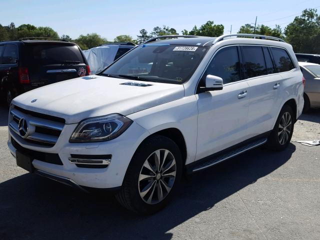 4JGDF6EE4GA628358 - 2016 MERCEDES-BENZ GL 450 4MA WHITE photo 2