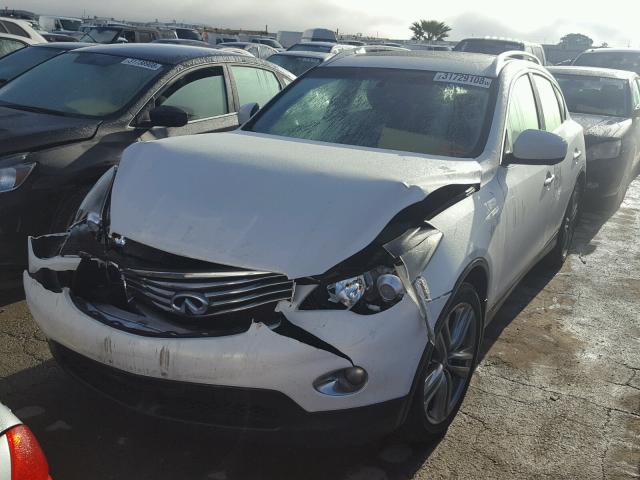 JN1AJ0HR9CM450279 - 2012 INFINITI EX35 BASE WHITE photo 2