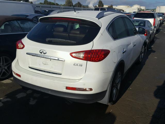 JN1AJ0HR9CM450279 - 2012 INFINITI EX35 BASE WHITE photo 4