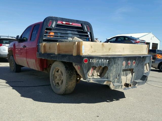 2GCEK19C871710328 - 2007 CHEVROLET SILVERADO RED photo 3