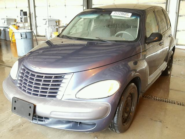 3C4FY48B52T353792 - 2002 CHRYSLER PT CRUISER BLUE photo 2