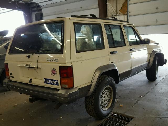 1J4FJ78S1TL182486 - 1996 JEEP CHEROKEE C WHITE photo 4