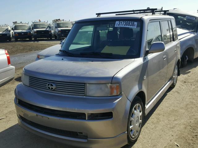 JTLKT334064104607 - 2006 TOYOTA SCION XB SILVER photo 2
