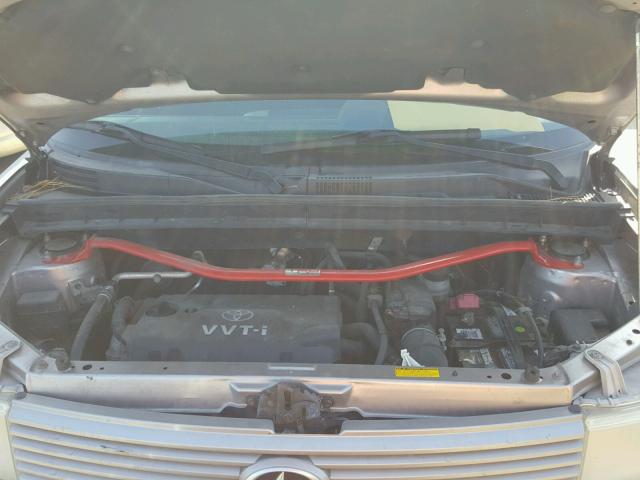 JTLKT334064104607 - 2006 TOYOTA SCION XB SILVER photo 7
