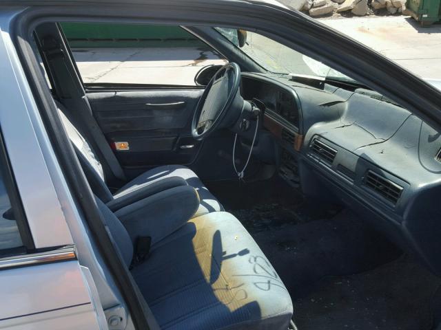 1FACP55U9MG197528 - 1991 FORD TAURUS L BLUE photo 5