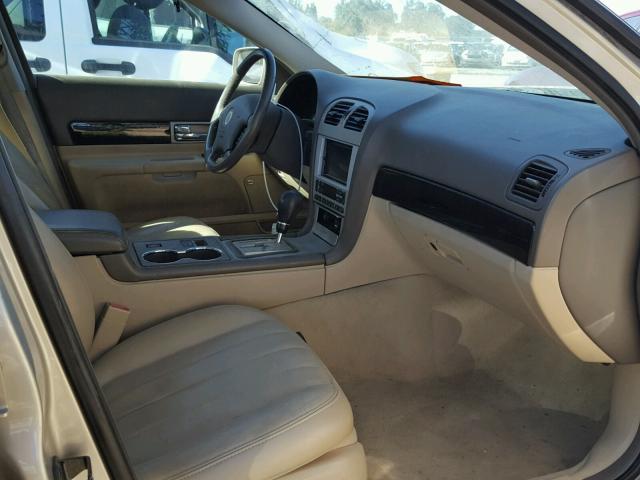 1LNHM86S75Y621156 - 2005 LINCOLN LS GOLD photo 5