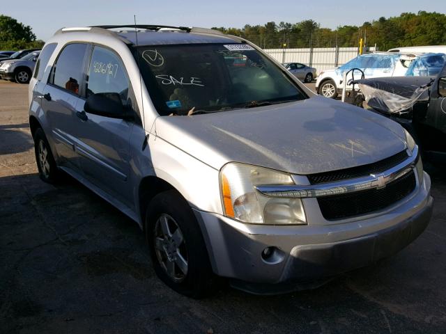 2CNDL23F956089632 - 2005 CHEVROLET EQUINOX LS SILVER photo 1