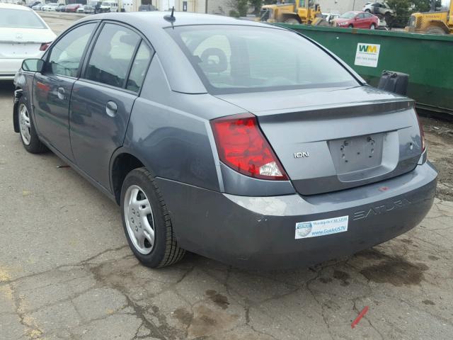1G8AJ55F67Z207519 - 2007 SATURN ION LEVEL GRAY photo 3