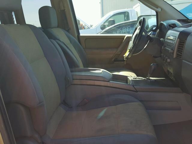 1N6AA06A24N541848 - 2004 NISSAN TITAN XE GOLD photo 5