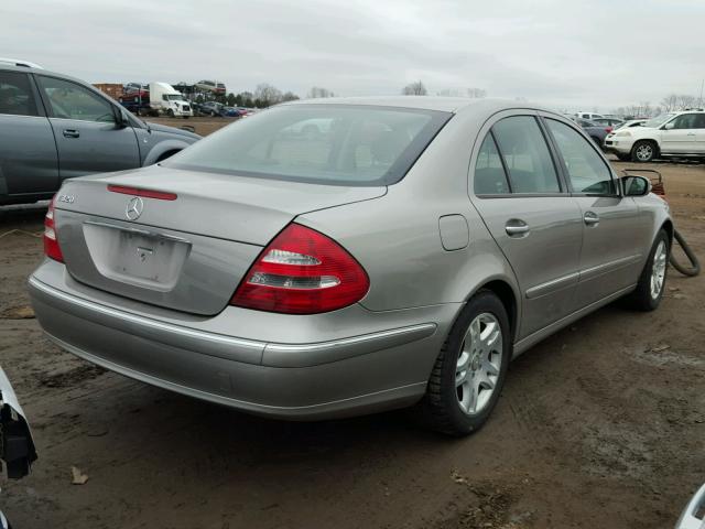 WDBUF65J74A420759 - 2004 MERCEDES-BENZ E 320 SILVER photo 4