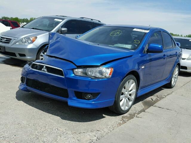 JA32U8FW0AU030616 - 2010 MITSUBISHI LANCER BLUE photo 2