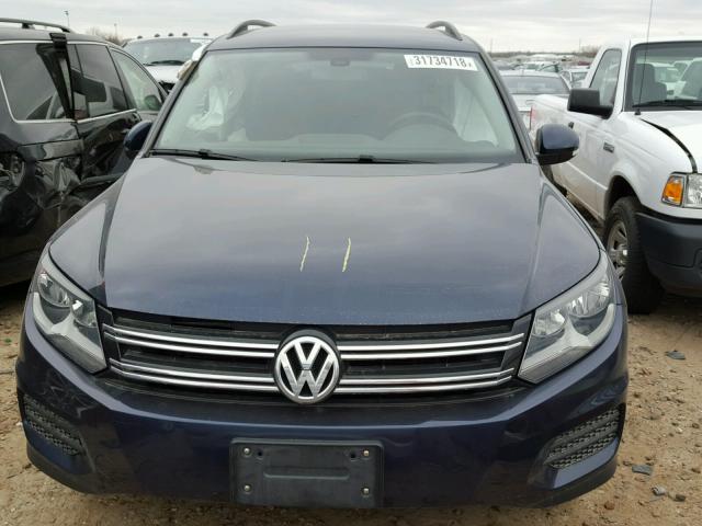 WVGAV7AX7GW595040 - 2016 VOLKSWAGEN TIGUAN S BLUE photo 7