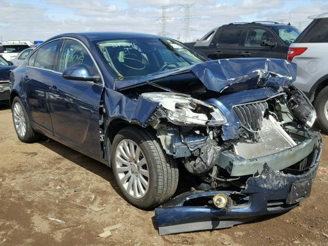 W04GN5EC3B1093359 - 2011 BUICK REGAL CXL BLUE photo 1