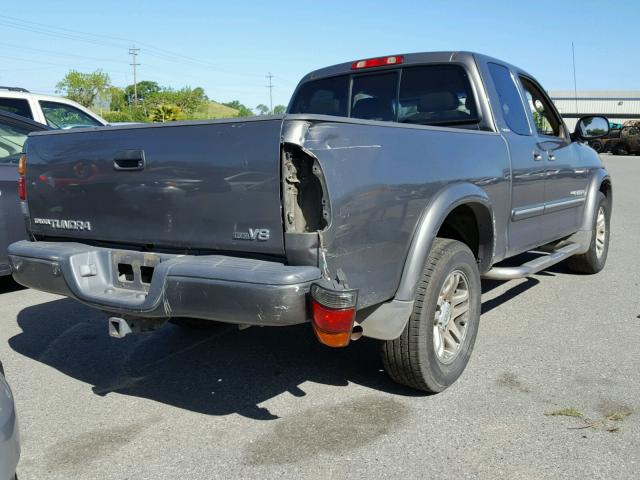 5TBRT38143S398661 - 2003 TOYOTA TUNDRA ACC GRAY photo 4