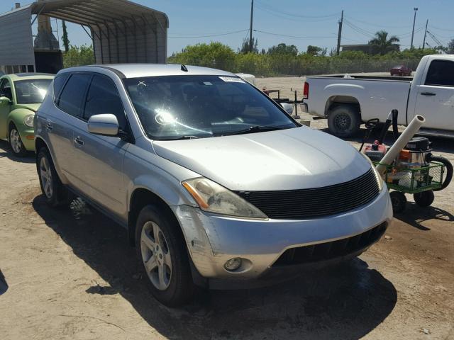 JN8AZ08T23W120767 - 2003 NISSAN MURANO SL SILVER photo 1