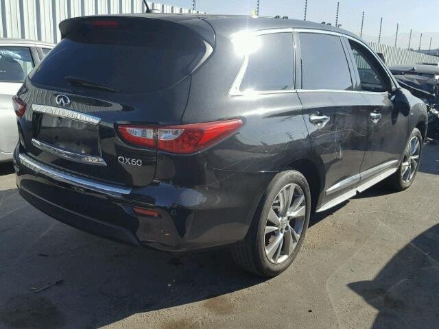 5N1AL0MN8FC524288 - 2015 INFINITI QX60 BLACK photo 4