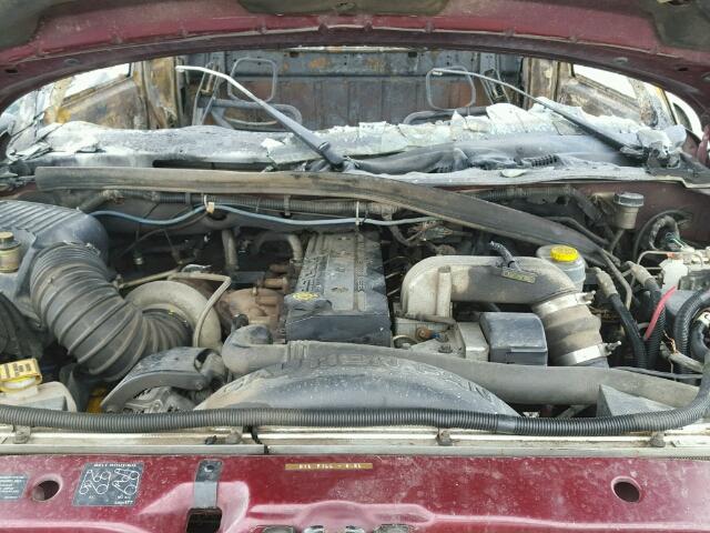 3B7KF2362YG144255 - 2000 DODGE RAM 2500 BURGUNDY photo 7