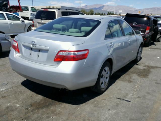 4T1BE46K07U617441 - 2007 TOYOTA CAMRY NEW SILVER photo 4