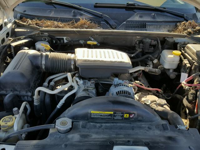 1D7HE48N66S671252 - 2006 DODGE DAKOTA QUA WHITE photo 7