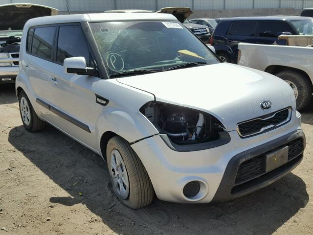 KNDJT2A54D7767610 - 2013 KIA SOUL SILVER photo 1