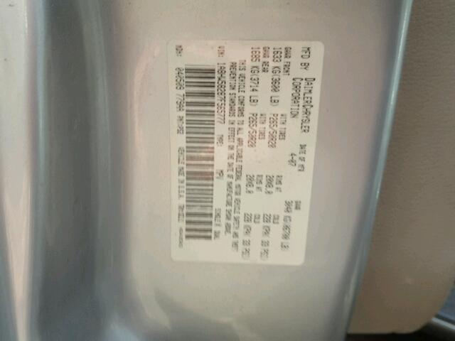 1A8HW58287F565777 - 2007 CHRYSLER ASPEN LIMI SILVER photo 10