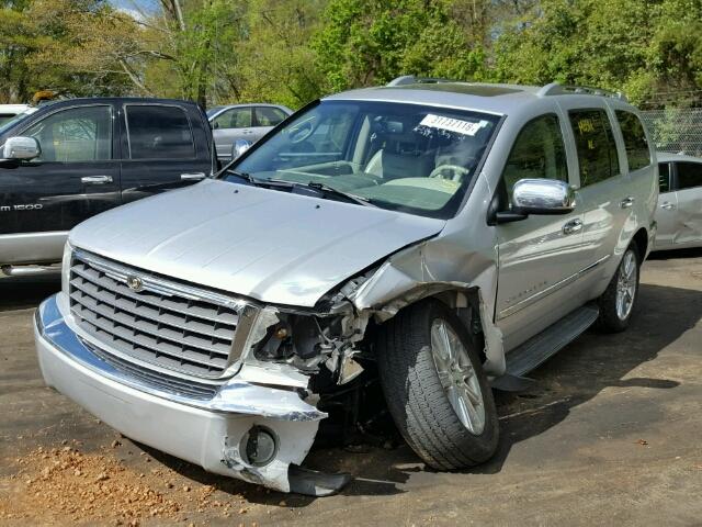 1A8HW58287F565777 - 2007 CHRYSLER ASPEN LIMI SILVER photo 2