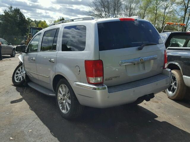 1A8HW58287F565777 - 2007 CHRYSLER ASPEN LIMI SILVER photo 3
