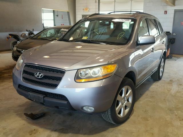 5NMSH13E78H206653 - 2008 HYUNDAI SANTA FE S GRAY photo 2