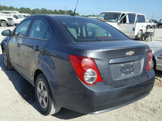 1G1JA5SHXD4103841 - 2013 CHEVROLET SONIC LS 灰色 照片 3