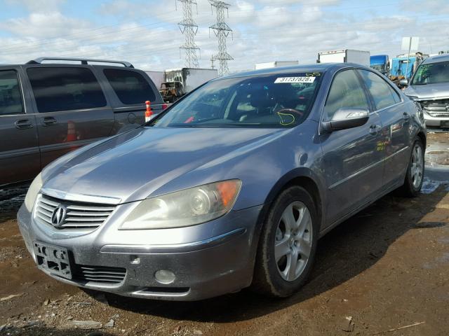 JH4KB165X5C000152 - 2005 ACURA RL BLUE photo 2