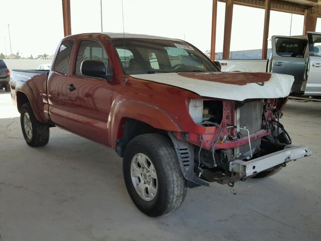 5TETU62N36Z186140 - 2006 TOYOTA TACOMA PRE RED photo 1